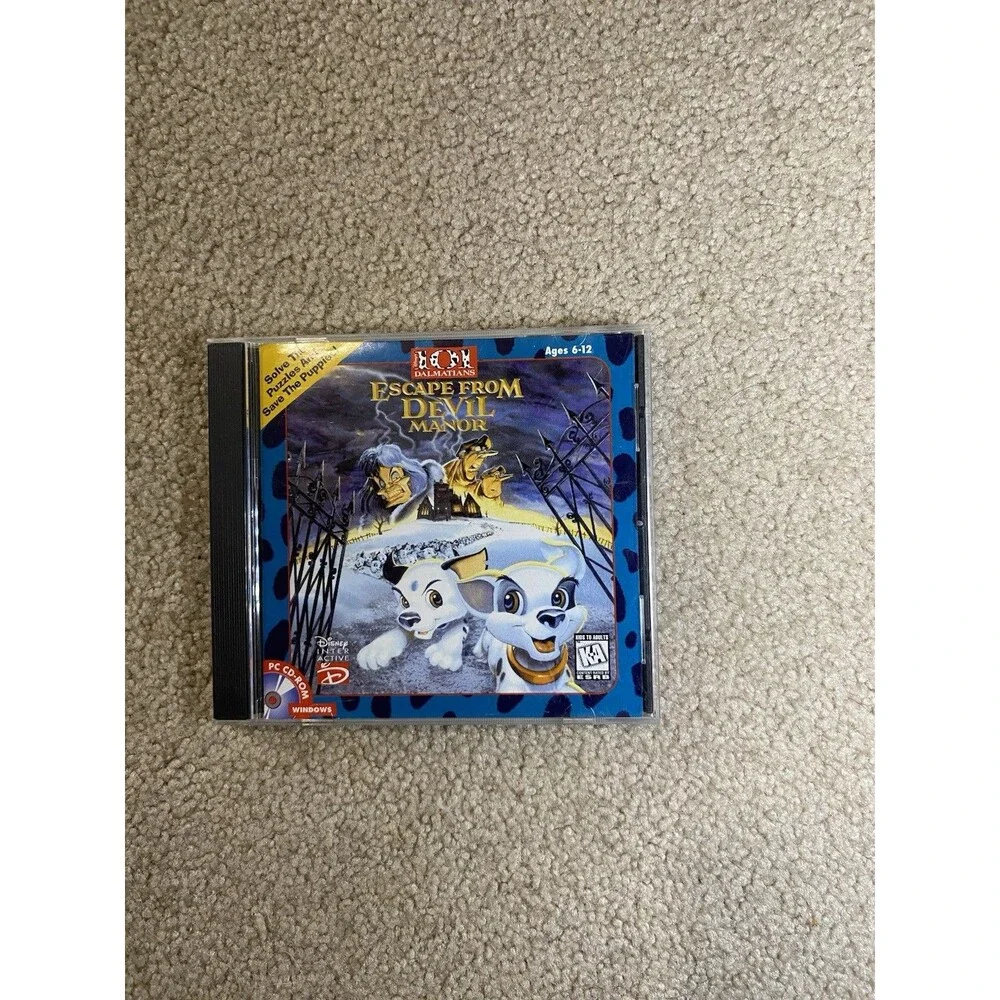 101 Dalmatians Escape From Devil Manor PC CD-ROM 1997 Not Tested
